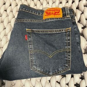 Levi's 505 EUC Men's Dark Blue Straight Jeans 36x30